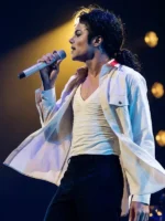 2026 Michael Jaafar Jackson White Jacket
