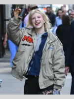 2026 NYC Hayley Williams Grey Bomber Jacket