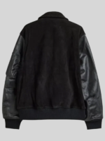 Adidas Y-3 x Mercedes Leather Racing Black Jacket