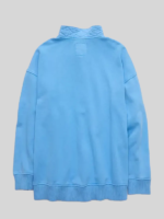 Aerie Oh Snap Half Pullover Sweatshirt Blue