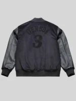 Allen Iverson 76ers Mitchell & Ness Varsity Jacket Black