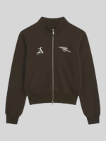 Arsenal AWFC Classics Russo Zip-Through Brown Track Jacket