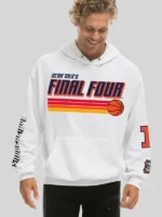 Aviator Nation White Hoodie Illinois Fighting Illini Final Four 2026