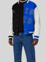 Axel Arigato Varsity Black and Blue Jacket
