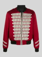 BTS Jimin Zipper Jacket Red
