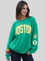 Boston Aviator Nation Celtics Sweatshirt In Green