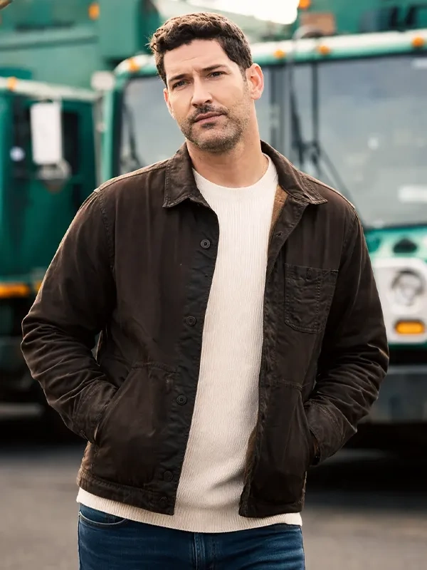 CIA S01 Tom Ellis Brown Jacket CIA S01 Tom Ellis Brown Jacket