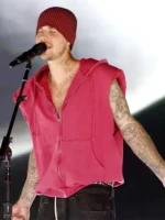 Coachella 2026 Justin Bieber Newport Pink Hoodie
