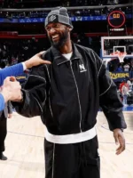 Detroit Pistons Bobby Portis Black Warm Up Jacket