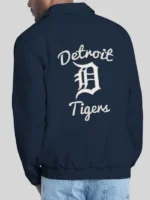 Detroit Tigers Franchise Varsity Jacket Navy