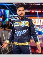 Ethan Page WWE Raw 2026 Blue Jacket