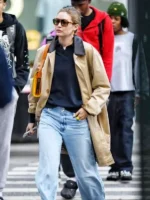 Gigi Hadid Beige Trench Coat