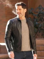 Hart Hoxton CIA S01 Black Leather Jacket