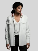 Jaafar Jackson Michael 2026 Jacket White Cotton