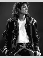 Jaafar Jackson Michael 2026 Leather Belted Jacket