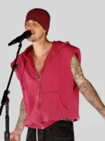 Justin Bieber Newport Coachella 2026 Hoodie Pink