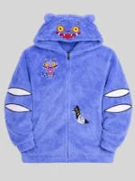KPop Demon Hunters Derpy Tiger Fuzzy Hoodie