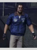 Kouichi Adachi Like a Dragon Blue Jacket