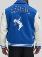 Koyin X Fashion Nova Varsity Blue Jacket