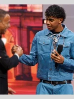 Lamine Yamal Laureus Denim Jacket World Awards