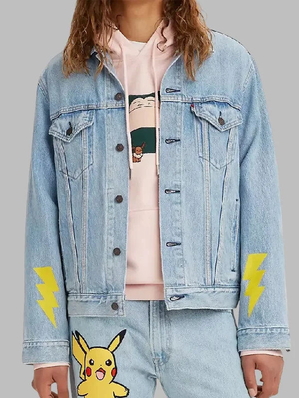 Levis x Pokemon Blue Jacket Levis x Pokemon Blue Jacket