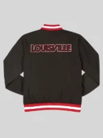 Louisville Cardinals Blackout Full-Snap Satin Jacket