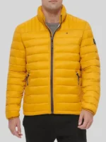 Men's Lightweight Packable Puffer Jacket Yellow