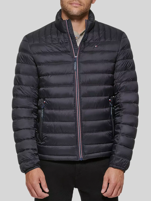 Men's Lightweight Packable Tommy Hilfiger Puffer Jacket Men's Lightweight Packable Tommy Hilfiger Puffer Jacket