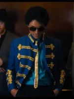Michael 2026 Jaafar Jackson Blue Jacket