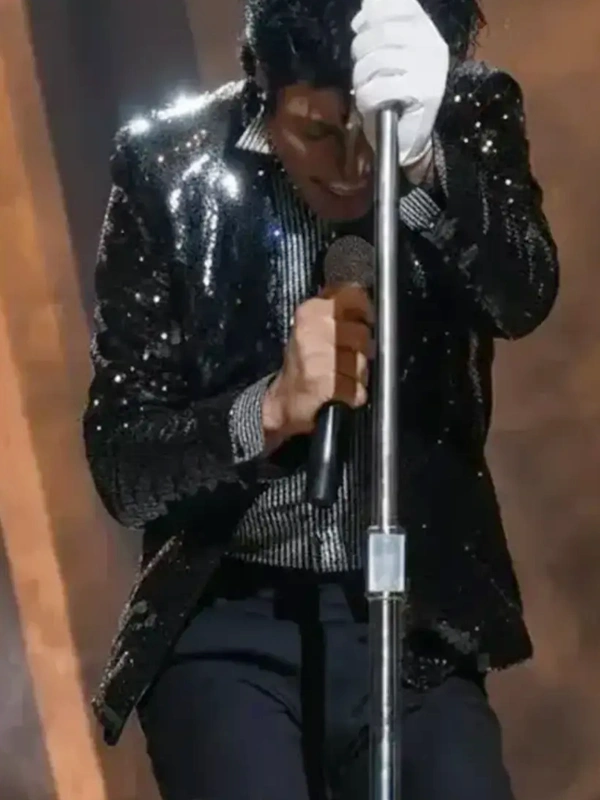Michael 2026 Jaafar Jackson Sequin Blazer Michael 2026 Jaafar Jackson Sequin Blazer