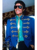 Michael Jackson Military Blue Jacket