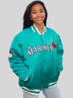 Michelle Villafuerte Seattle Mariners Hello Kitty Green Jacket