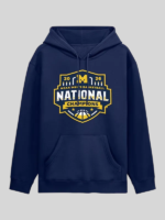 Michigan Wolverines Basketball National Champions Hoodie Blue