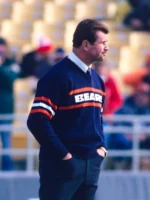 Mike Ditka Chicago Bears Navy Sweater Vest