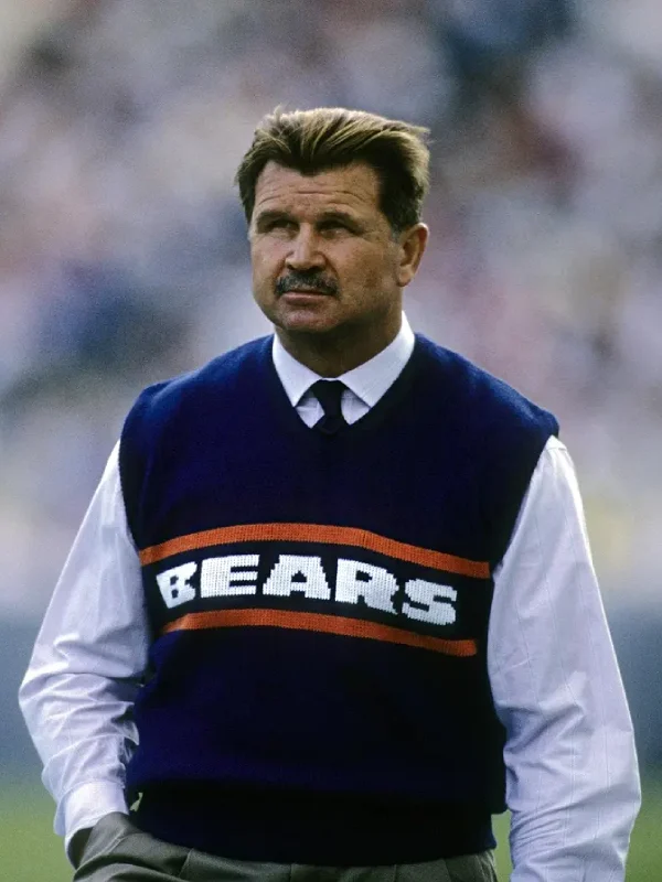 Mike Ditka Chicago Bears Sweater Vest Mike Ditka Chicago Bears Sweater Vest