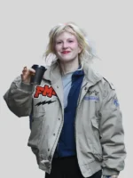 NYC 2026 Hayley Williams Grey Bomber Jacket