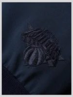 Navy Bomber Kith Giorgio Armani NY Knicks Wool Bomber Jacket