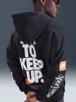 Nike French Terry Black Pullover Hoodie