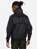 Nike Men's Sportswear Windrunner Black Hooded Jacket