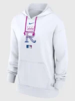 Nike Womens Kansas City Royals 2026 City Connect White Therma Hoodie