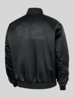 Nike x Jackie Robinson Black Satin Jacket