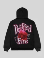 Playa Society WNBA Portland Fire Black Hoodie