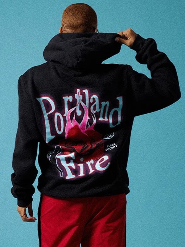 Playa Society WNBA Portland Fire Hoodie Playa Society WNBA Portland Fire Hoodie
