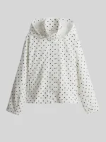 Primark Polka Dot Active Running Jacket White