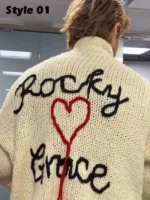 Project Hail Mary Ryan Gosling Rocky Cardigan Cream