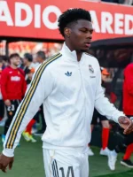 Real Madrid 2526 Adidas Track Jacket White