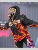 Rey Fenix WWE SummerSlam Black Jacket