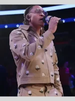 Rotimi Houston Rockets Vs Los Angeles Lakers Jacket