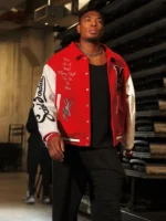 Rui Hachimura Saint Mxxxxxx x Jordan Varsity Jacket Red