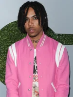 Saint Laurent Teddy Jacket Pink